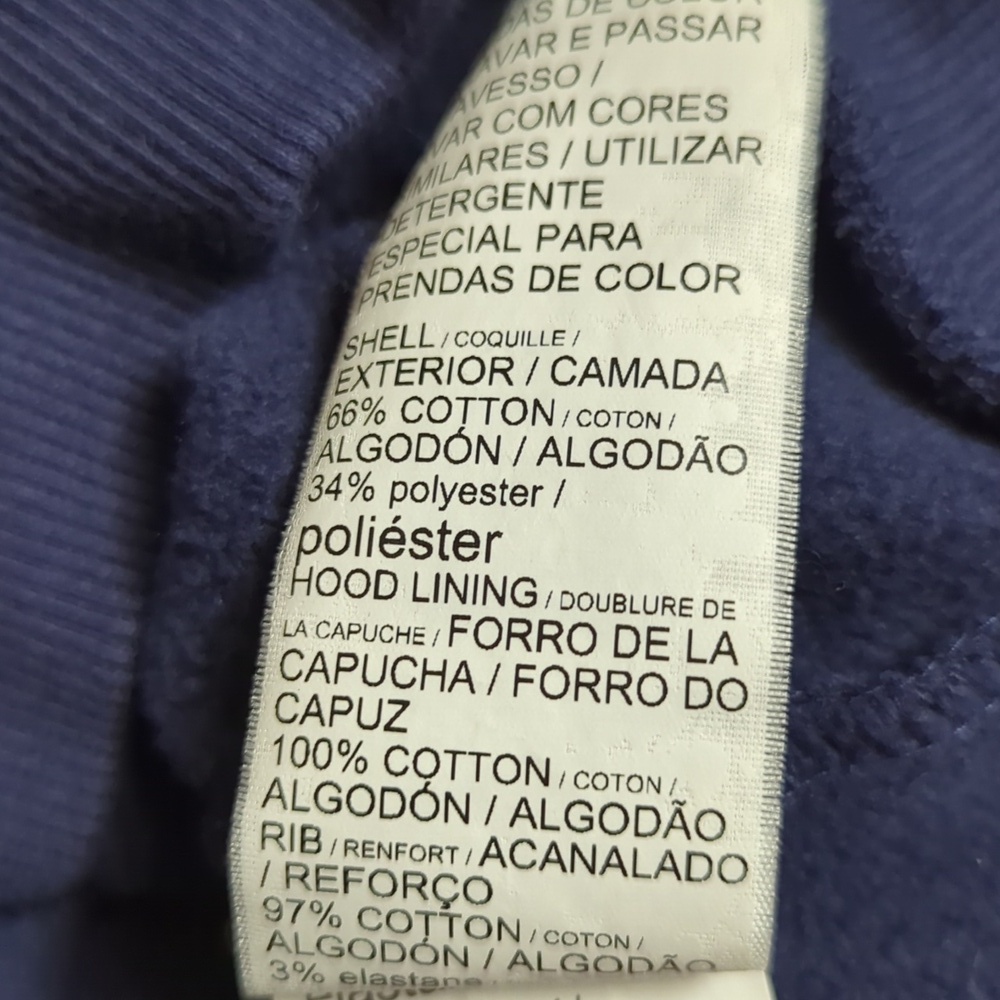 Puma Men's Midweight Modern Basics V2 Fleece Navy Blue Hoodie Size L Used $59.95 - Picture 8 of 8